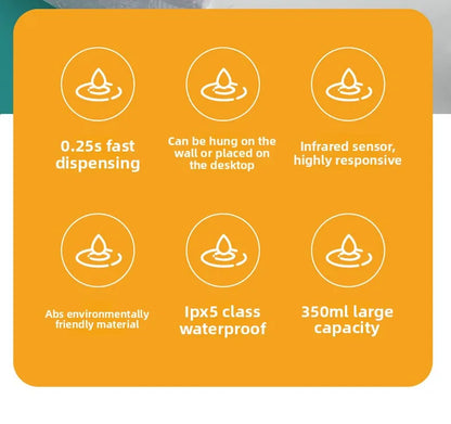 Caddy Co. TouchFree Pro - Automatic Foam Soap Dispenser with 4 Adjustable Settings